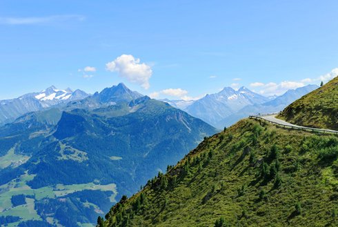 Sommerpanorama Höhenstraße im Zillertal