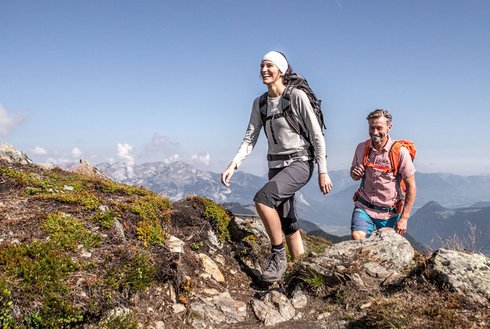 Wanderer Sommer Spieljoch Zillertal