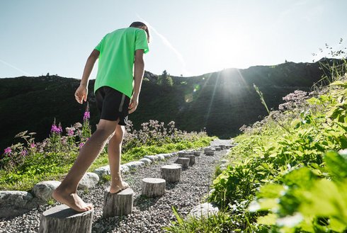 Barfußweg am Spieljoch Fügen Zillertal