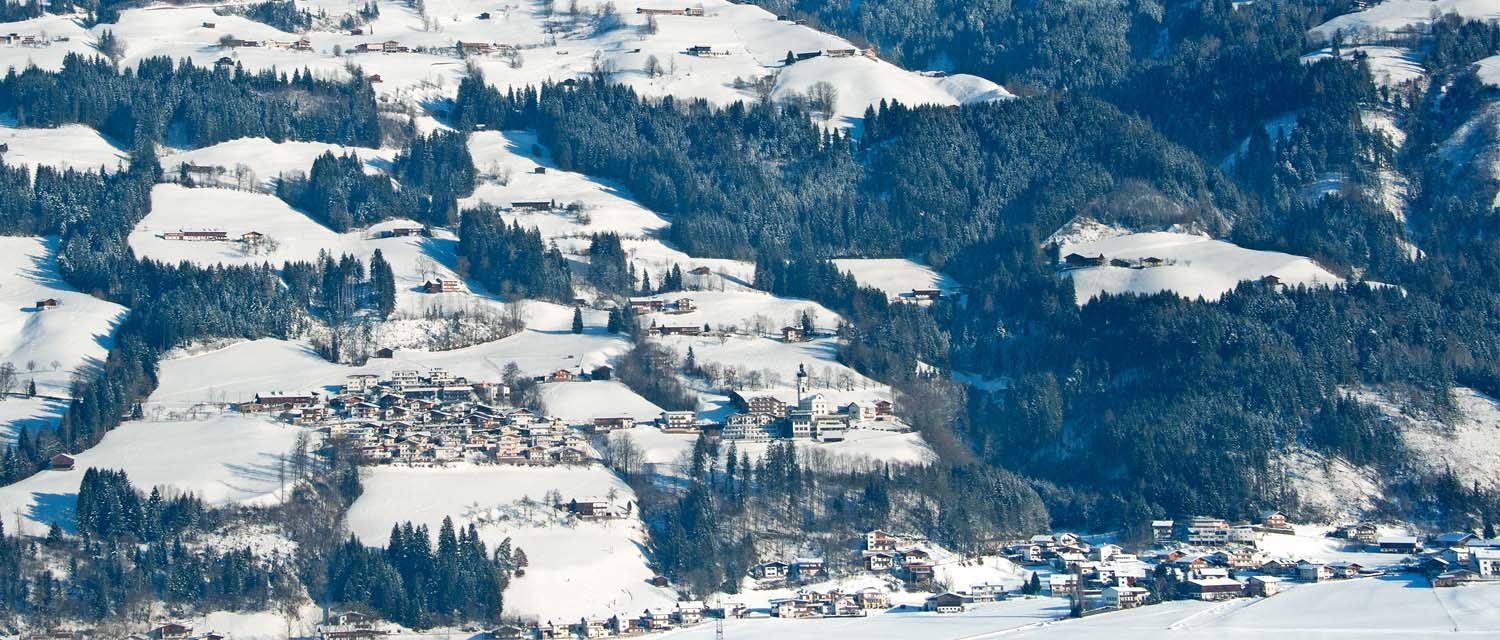 Winterpanorama Hart im Zillertal 