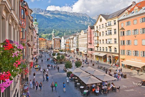 Altstadt Innsbruck im Sommer