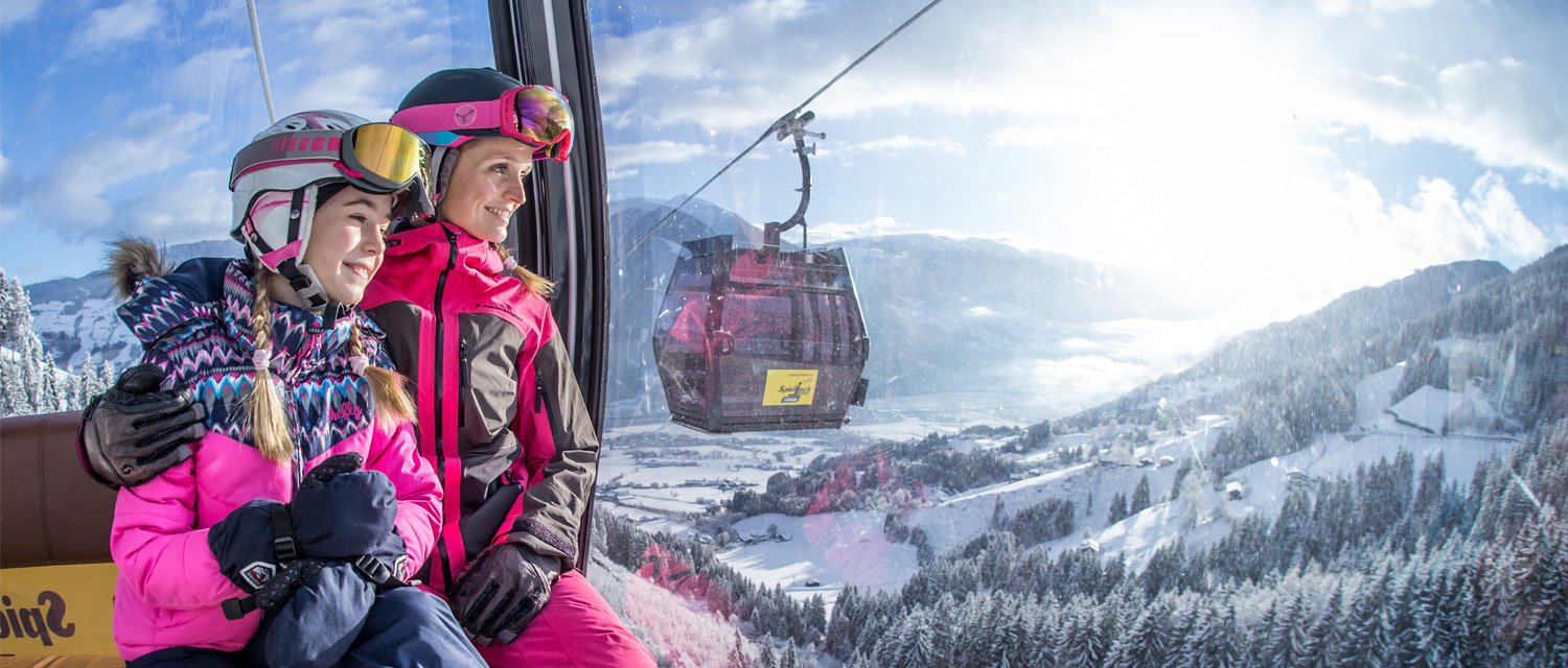 Familie Gondelfahrt Spieljoch