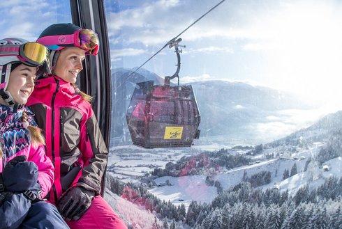 Familie Gondelfahrt Spieljoch