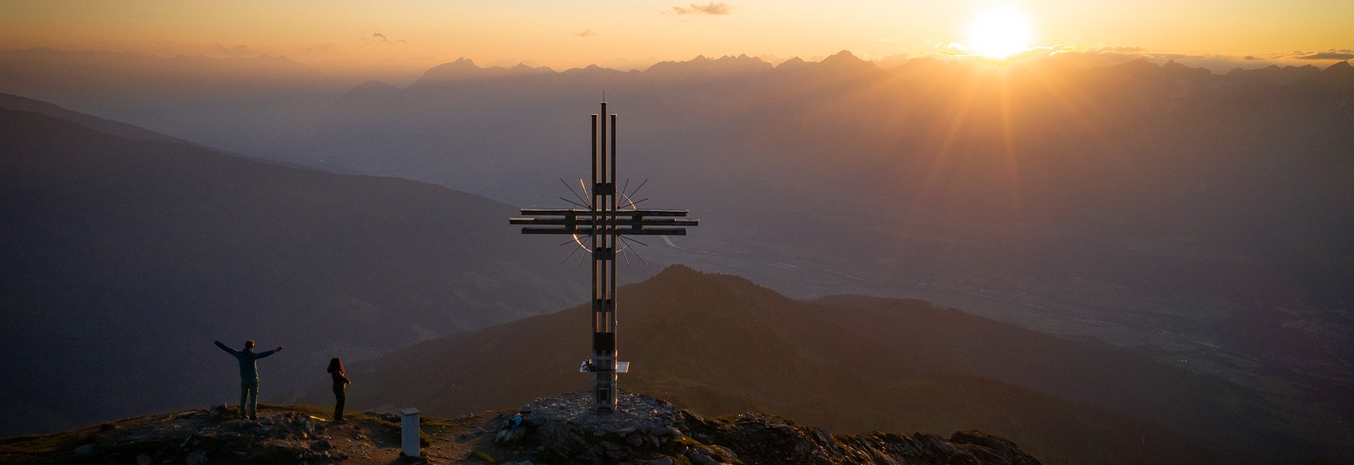 Sonnenuntergang am Gilfert Hochfügen