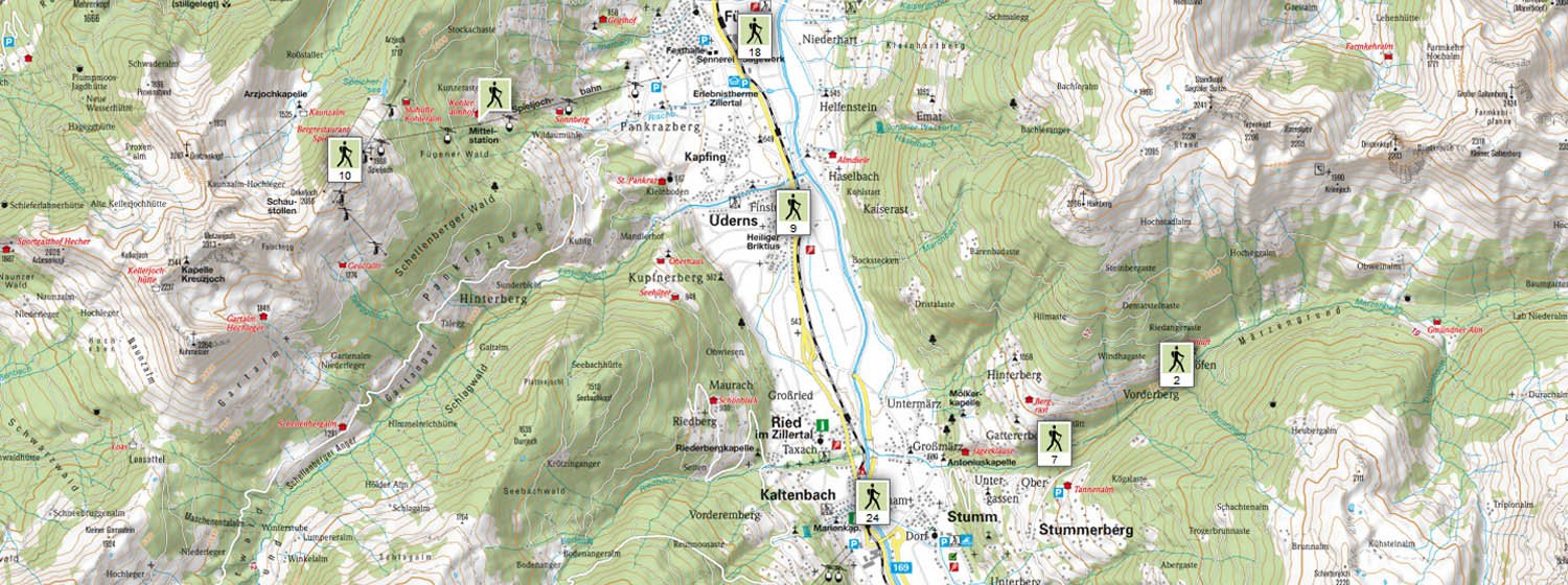 INTERACTIVE HIKING MAP