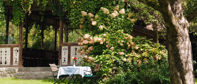 Gastgarten im Landgasthof Linde